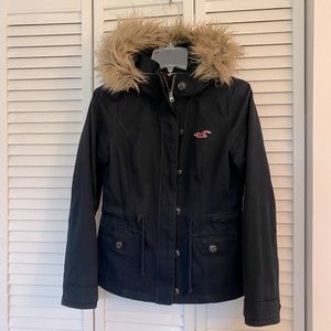 Hollister fur hood jacket